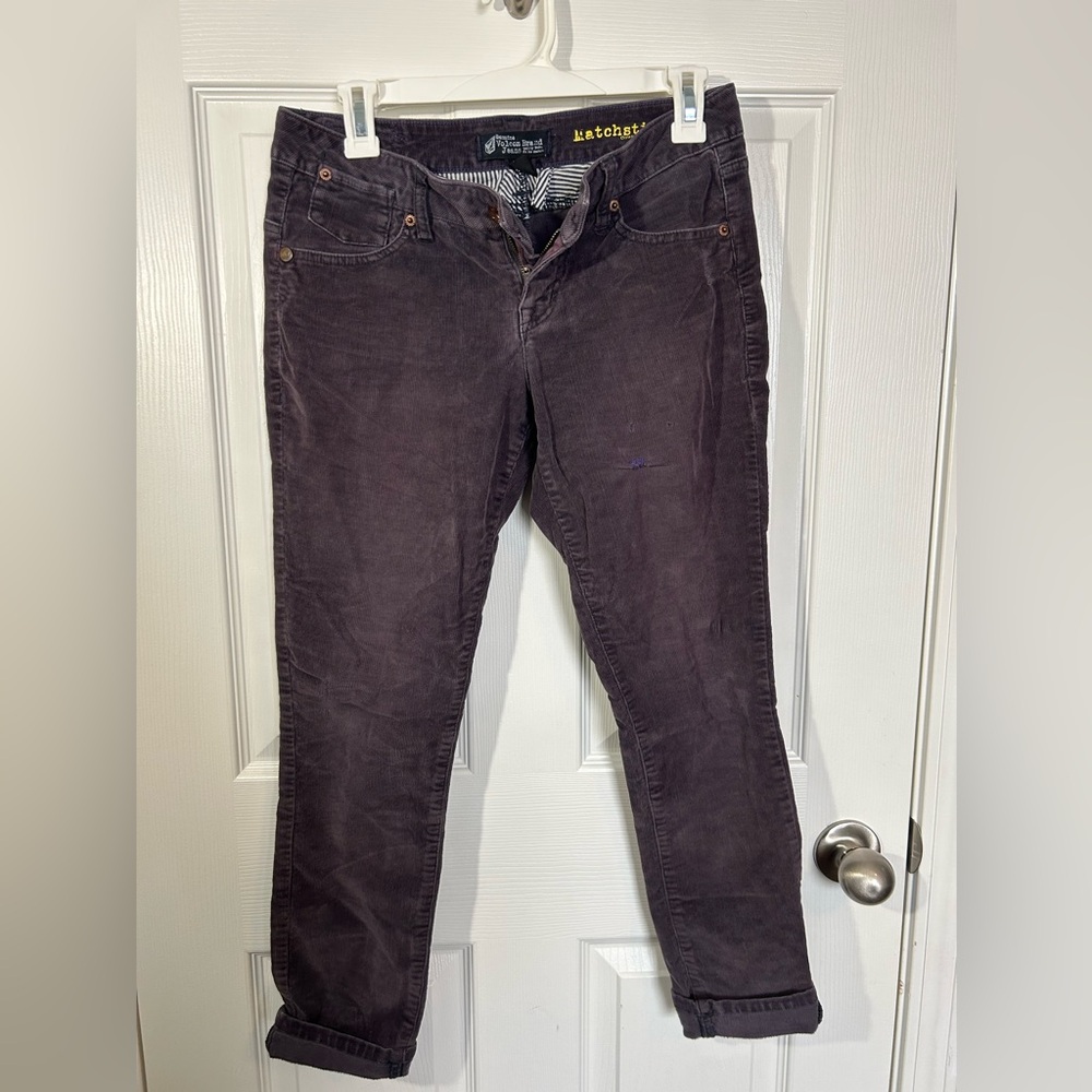 Vintage, Genuine Volcom Brand, Corduroy Pants, Women’s 5, minor wear and tear